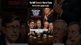 Terrified Of Trump...Will The GOP Find A Spine? #GOPCowardice #TrumpCorruption #PoliticalCowardice