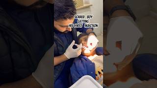 Scared Boy Getting His First injection | Dental Needle | dental Phobia | Pedriatic Dentist #smile