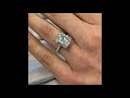 7 carat radiant cut diamond ring