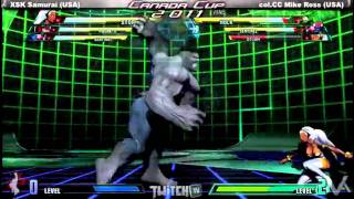 Canada Cup Gaming 2011 MVC3 XSK Samurai USA vs col CC Mike Ross USA