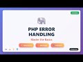 PHP Error Handling for Beginners: Types & try/catch Explained!