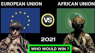 European Union vs African Union military power comparison 2021 | African Union vs European Union