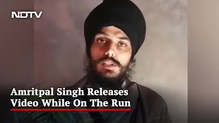 Fugitive Amritpal Singh Posts Video While On The Run From Cops