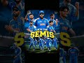 india in semifinals of champions trophy cricket ytshorts