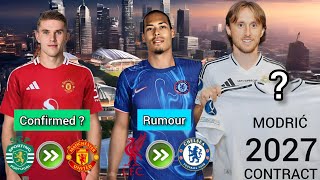 🚨THE LATEST CONFIRMED TRANSFER NEWS AND RUMOURS TRANSFERS 2025| Rashford, Salah, Modrić, Gyökeres🚨