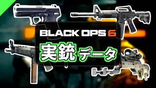 【CoD:BO6】実銃データ