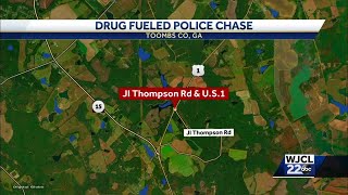 Vehicle pursuit through Tattnall, Toombs counties ends with arrest of Vidalia man