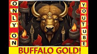 BUFFALO GOLD slots ❤️🏅 4 COINS? 🏅❤️- $100 to start... did we WIN ANYTHING?