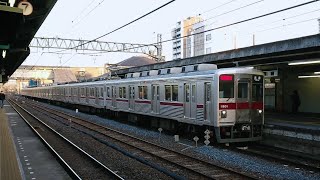 [地上専用では最長も使いにくい8両編成] 東武10000系11801F 東武スカイツリーライン(伊勢崎線)区間急行浅草行き 春日部(TS-27)発車