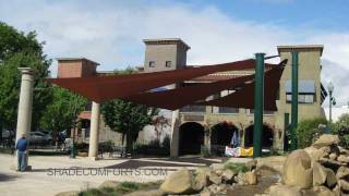 Fabric Shade Sail Canopy Structures| Commercial California