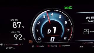 아반떼 N 런치컨트롤 제로백_ELANTRA N 0-100_Acceleration