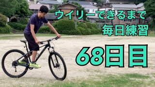 ウイリーできるまで毎日練習68日目【リバース編】