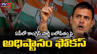 APలో కాంగ్రెస్ పార్టీ బలోపేతం పై అధిష్టానం ఫోకస్ Rahul Gandhi To Hold Meeting With AP Leaders | TV5