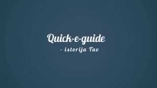Quick-e-guide mobili programėlė