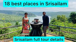 18 best places in Srisailam # Srisailam full tour details #srisailam