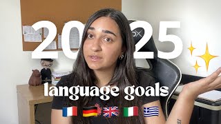 My 2025 language goals