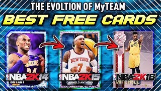 THE BEST FREE CARD IN EVERY NBA 2K MyTEAM!! *NBA 2K13 - NBA 2K18*