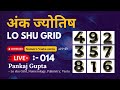 Live Lo Shu Grid | Lo Shu grid | Pankaj Gupta | Lo Shu Grid Numerology | Numerology | hindi 014