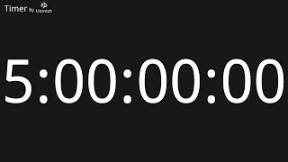 5 Day Countup Timer