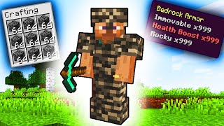 I Made Bedrock Armor