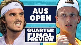 Stefanos Tsitsipas vs Jiri Lehecka | Australian Open 2023 Quarter Final | Tennis Talk Preview