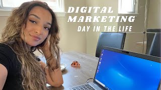 WORK FROM HOME Day in the Life | Digital Marketing Specialist