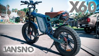 Jansno X60 Electric Bike - Work Trip + Night Ride