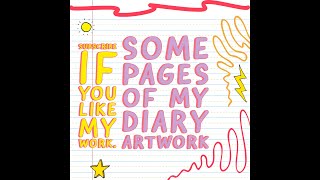 Drawing|Pages of my diary | Painting #Shorts #drawing #painting