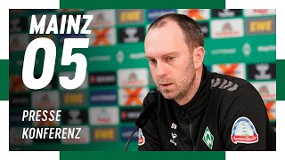 Pressekonferenz mit Ole Werner & Clemens Fritz vor Mainz 05 | 1.FSV Mainz 05 - SV Werder Bremen