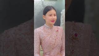 🌸So beautiful, ชุดไทย ปักแน่น สวยงามมาก! #weddingdress #thaidress #shorts #shortvideo #ชุดแต่งงาน