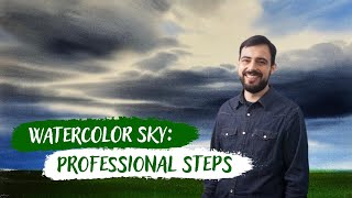 Easy Steps To Create Realistic Watercolor Sky / Artefacto Learning Platform