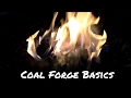 Starting a Coal Forge Fire // Starting a Coal Fire in a Blacksmith Coal Forge