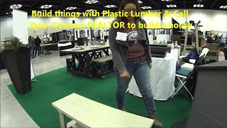 Build anything with TreeFree Plastic Lumber