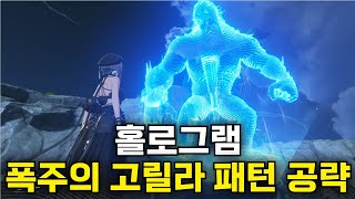 명조 홀로그램 폭주의 고릴라 패턴 정리