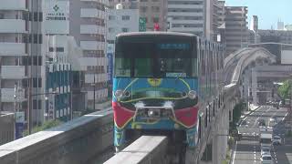 片野駅から香春口三萩野駅を見て 北九州モノレール