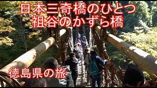 祖谷のかずら橋　日本三大奇橋のひとつ　徳島県の旅