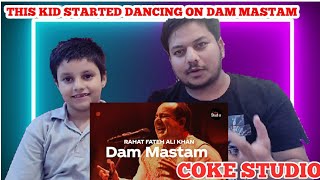Indian reaction on Dam Mastam Coke Studio | Rahat Fateh Ali khan | Season 12 | Rey Reaction |