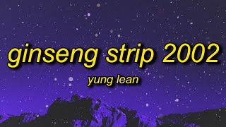 Yung Lean - Ginseng Strip 2002 (Lyrics) | b come and go but you know i stay