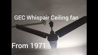 GEC Whispair Ceiling Fan 1200mm Brown