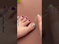 💅💐cute floral toe nail art design nailart nailart2025 shorts shortvideo