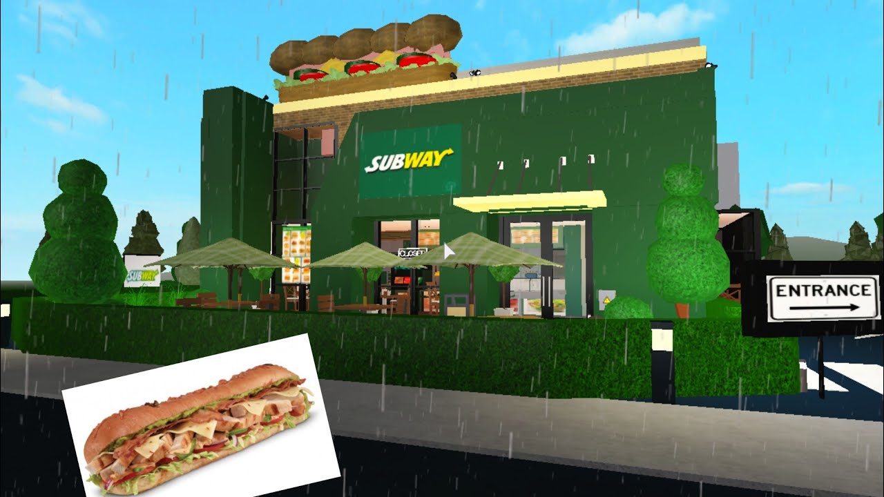 Bloxburg SUBWAY/SOOUBWAY Tour And Speed Build - YouTube