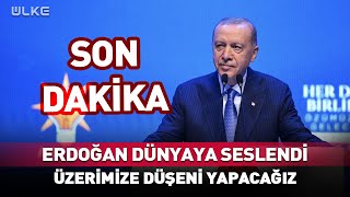 Erdoğan'dan Flaş Gazze Sözleri! Üzerimize Düşeni Yapacağız... #Sondakika