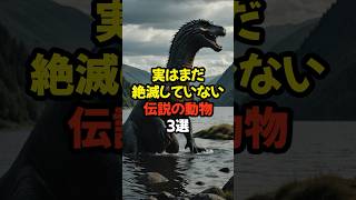 実はまだ絶滅していない伝説の動物「3選」#shorts