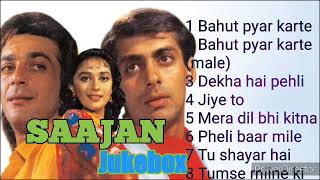 Sajan Movie all Songs Jukebox, Evergreen Hits Songs🥰🥰 Madhuri Dixit,Salman Khan,Sanjay Dutt