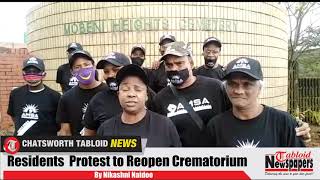 Tabloid TV - Residents march to reopen Mobeni Heights Crematorium