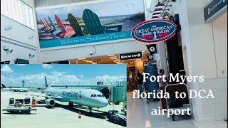 SOUTHWEST FLORIDA INTERNATIONAL FORT MYERS TO RONALD REAGAN WASHINGTON NATIONAL AIRPORT|TRAVELLING