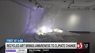 Champlain College art installation confronts climate change, sustainability