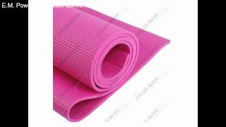 3MM thick red PVC yoga mats-Cross Mark Co