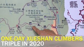 Number of climbers attempting one-day climb of Xueshan triple | Taiwan News | RTI