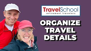 Retirement Travel School: How to Organize Travel Documents | Monday Digital Planner